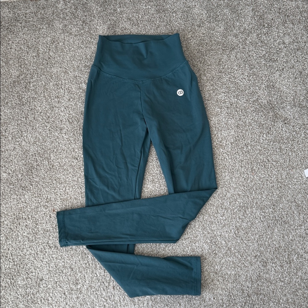 Teal High-Waisted Leggings